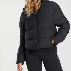 Gymshark Women's Classic Black Puffer Jacket